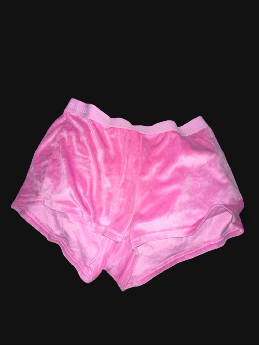 Juicy Couture Pink Velvet Lounge Shorts